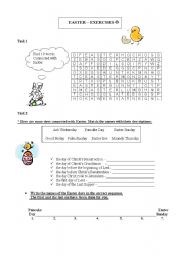 English worksheet: Easter