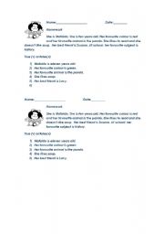 English Worksheet: Mafalda