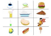 English Worksheet: Food for ordering in a restaurant