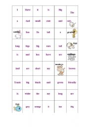 English Worksheet: Animal descriptions