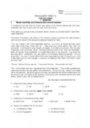 English Worksheet: Simple Past vs Simple Present