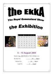 English worksheet: Brisbane Exhibition - EKKA