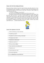 English Worksheet: Learning by laughing