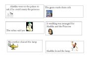 English Worksheet: Aladdins Worksheet