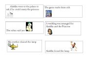 English worksheet: Aladdins Worksheet