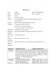 English Worksheet: places