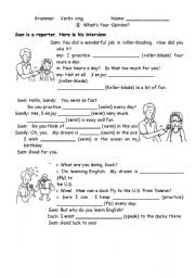 English worksheet: Grammar Verb + Ving