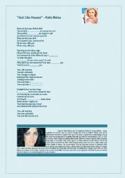 English Worksheet: Song: Just Like Heaven - Katie Melua