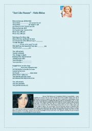 English worksheet: Song: Just Like Heaven - Katie Melua