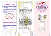 English Worksheet: Busy Bees Leaflet
