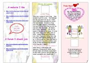 English worksheet: Busy Bees Leaflet