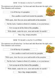 How to make a Jack O Lantern