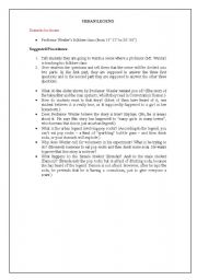 English worksheet: Movie activity - Urban Legend