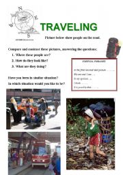 English Worksheet: Traveling - speaking practise
