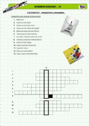 English Worksheet: Business English 13 - Crossword