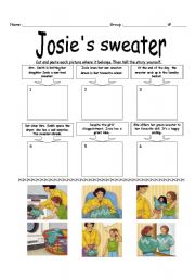 English Worksheet: Josies sweater