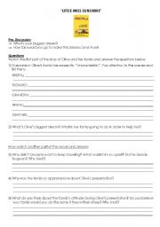 English Worksheet: Little Miss Sunshine - film activity