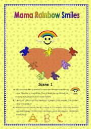 English worksheet: Rainbow Smiles