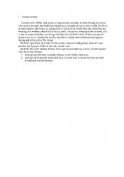 English Worksheet: Dream activity