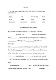 English Worksheet: present simple