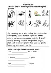 English Worksheet: Theme: The Sea