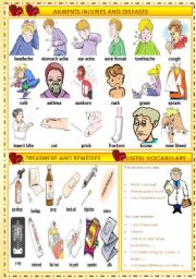 AILMENTS INJURIES AND DISEASES