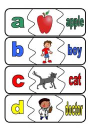 English Worksheet: alphabet