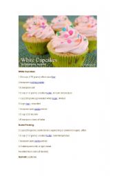 English Worksheet: Recipe