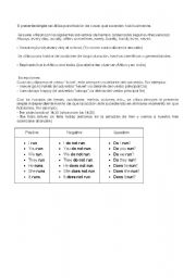 English Worksheet: Present Continuous