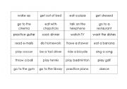 English worksheet: Action Charades