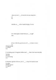 English Worksheet: english test number 1