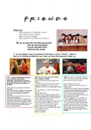 English Worksheet: FRIENDS; FRIENDSHIP