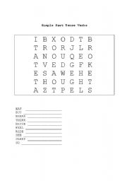 English Worksheet: Simple Past Tense