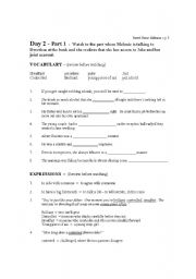 English Worksheet: movie worksheet - Sweet Home Alabama - Day 2