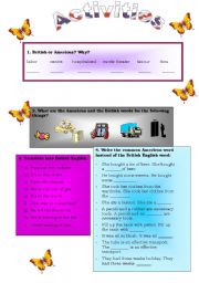 British vs. American English (2/2)