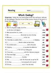 English Worksheet: SUFFIXES (2/3)