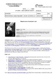 English Worksheet: Film review: Schindlers list