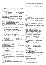 English worksheet: exercise