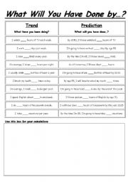 English worksheet: Extrapolation Survey - 