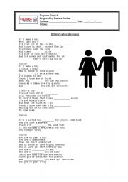 English Worksheet: Beyonc - If I were a boy