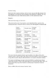 English Worksheet: grammar1