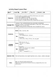 English Worksheet: Theme - Farm animals