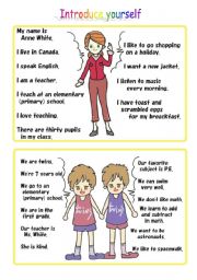 conversation activity using self introduction Part3