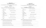 English Worksheet: past simple or past continuous.