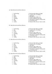 English worksheet: Personality adjectives