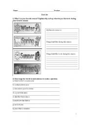 English worksheet: Preposition/ Tag Questions / Personal Pronoun