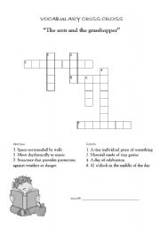 English Worksheet: Reading Criss cross