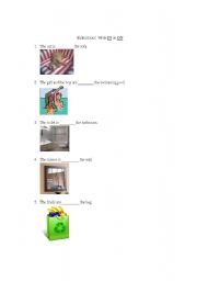English Worksheet: In and On exercise
