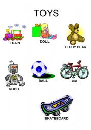 English Worksheet: TOYS