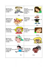 English Worksheet: Guess who